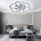 Ventilador de techo con luz LED para sala de estar y dormitorio | control remoto