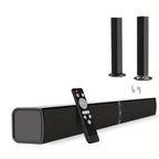 Barra de sonido con subwoofer, barra de sonido para Smart TV, barras de sonido inalámbricas 5.0, graves profundos, sistema de audio para TV con ARC/Opt/AUX para sonido de cine en casa mejorado, altavoz con control remoto por infrarrojos