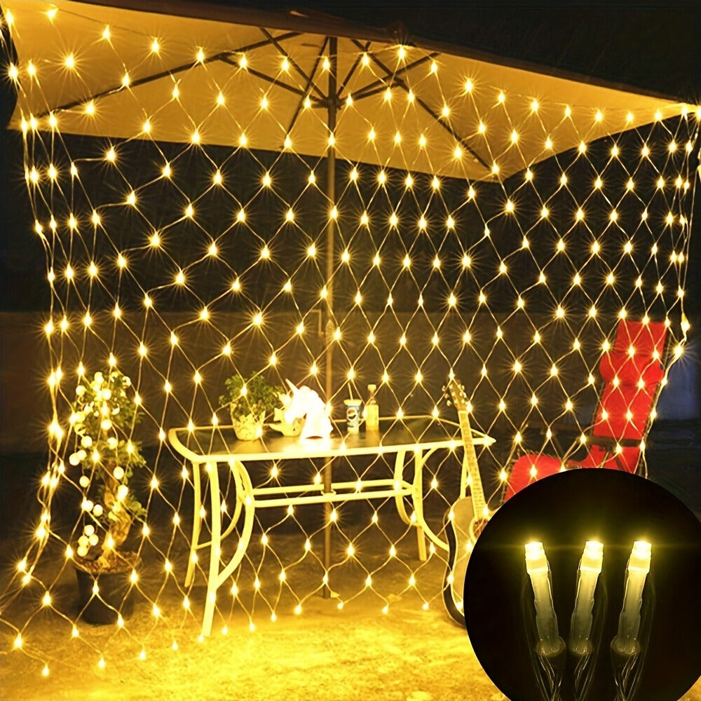 Luces de malla LED decorativas | Navidad jardín fiestas y eventos