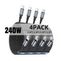 Cables USB-C de carga rápida 240W para móvil tableta y portátil | 240W