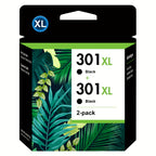 Cartucho de tinta | Cartuchos de Tinta Negra Alto Rendimiento 301XL Reacondicionados para HP 301 XL, Compatibles con Impresoras Deskjet 1000 1010