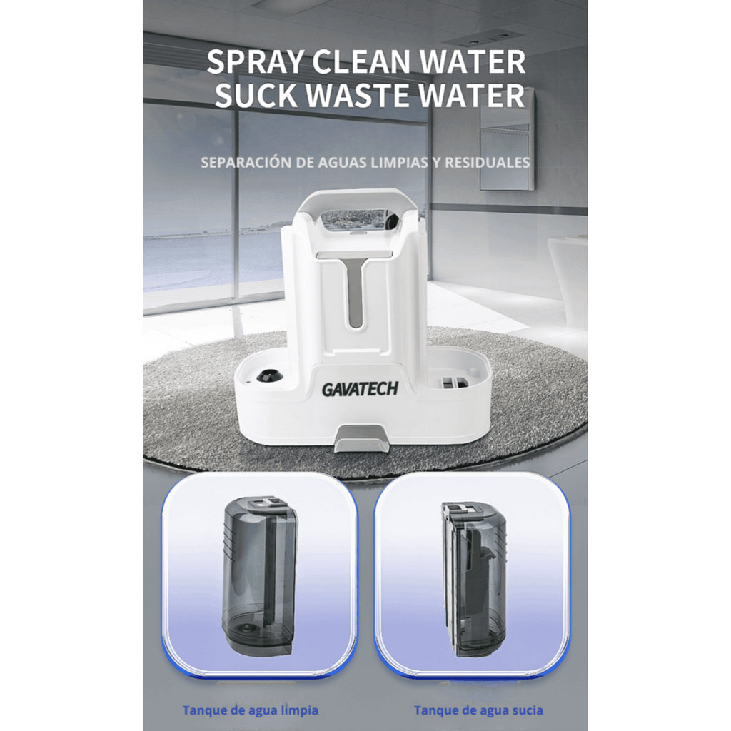 Aspirador limpia tapicerías y alfombras Limpiador de manchas multisuperficie, máquina para limpiar tapicerias, sofás, moquetas, cristales. Aspiradora de agua tapiceria con 5 accesorios