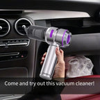 Aspiradora portátil inalámbrica de mano con soplador y succión en uno, carga USB, filtro lavable, equipada con batería de litio duradera, adecuada para limpiar polvo, migas de snacks, pelo, apta para sofás, alfombras, escritorios, escaleras.