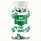Cápsulas de Moringa de Alta Dosis – 1500 mg Dosis Diaria – 180 Cápsulas Veganas de Moringa – Hechas de Polvo de Moringa – Suplemento de Moringa Probado en Laboratorio – Sin Aditivos