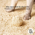 PACK 4 Arena para Gatos AGROMERANTE Arena de Tofu para Gatos sin Polvo Fácil de Aglomerar Controla los Olores se Lanza en el Inodoro (4Pcs,