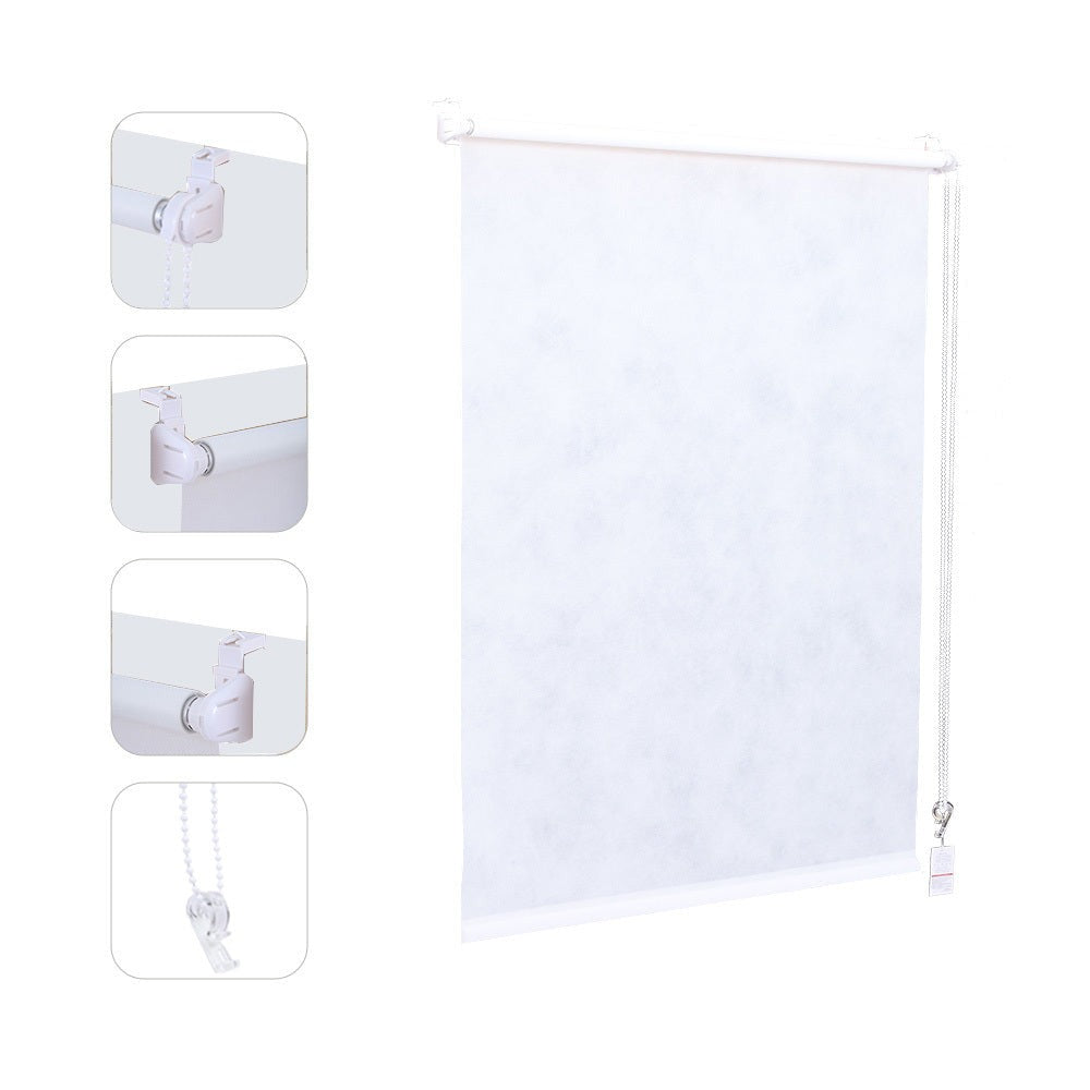 Sekey 80G Cortina Enrollable de Tela No Tejida, Tratamiento de Ventana Blackout de Color Sólido, Protección UV Fácil Instalación para Hogar Oficina