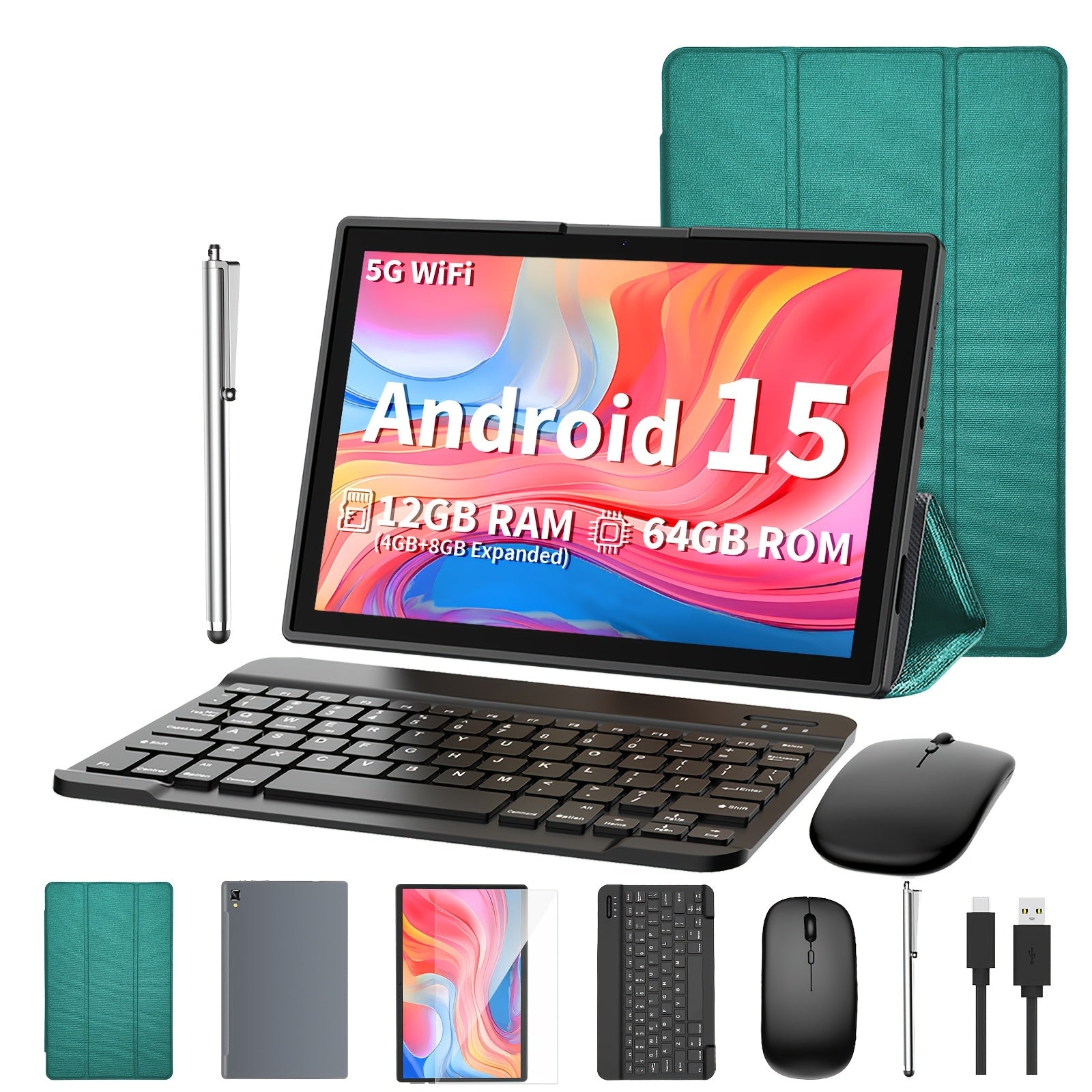 Tablet Android de 10.1 pulgadas para trabajo lectura y entretenimiento | 6000Mah y Inalámbrico