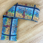 Bolsas térmicas de semillas para microondas, tamaño 50×12 cm, bolsas multifuncionales de terapia fría y calor, aptas para calentar en microondas y enfriar en nevera.