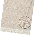 Fular multiusos con tejido Jacquard, resistente y fácil de limpiar, disponible en varios colores y tamaños, ideal para sofá, cama o picnic.