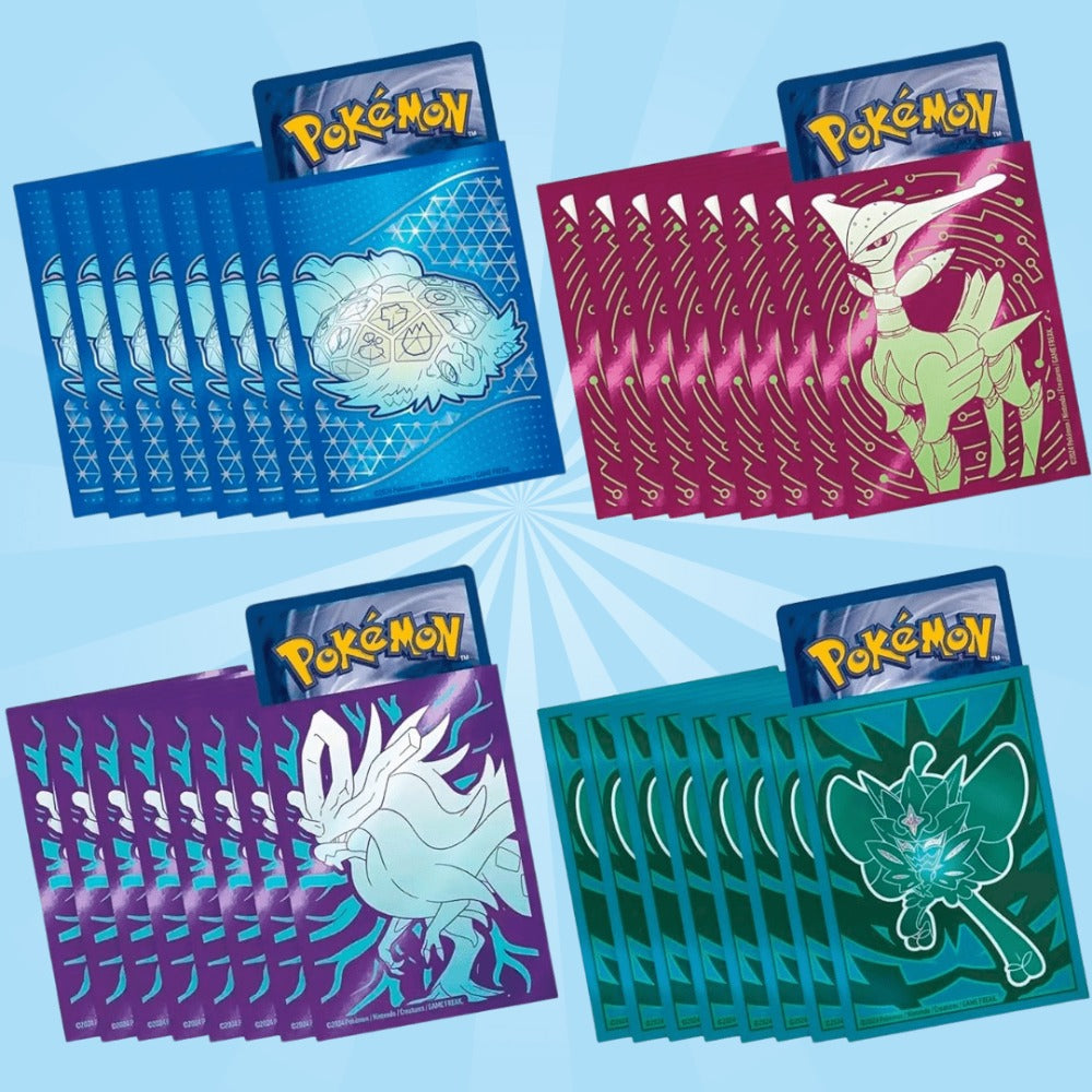 Fundas de Entrenador Elite para Pokémon – 65 Piezas | Selección Aleatoria, Protección para Cartas Coleccionables