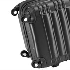 Conjunto PROVITERA de 4 Maletas Rígidas de ABS, Maleta Rígida S-M-L-XL con Asa Telescópica de Gel y 4 Ruedas de Rodadura Fácil, Trolley Ligero y Resistente al Viaje, Equipaje de Mano con Cerradura de Código, Mangos de Gel Ergonómicos, Ruedas Giratorias de