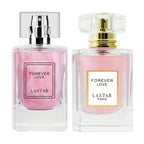 Un set de perfumes de fragancia floral LASTAR, 2 frascos, con aroma duradero, que deja una fragancia persistente en el cuello y los pulsores, adecuado para uso diario, negocios, viajes y otras ocasiones. Es un regalo ideal para fiestas, celebraciones o va