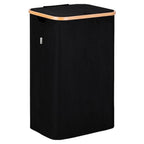 Cesto de Ropa Sucia con Tapa y Asas: 72L o 100 L,2 Clasificaciones, Plegable, Bolsa Interior a Maquina - Solucion Elegante y Pratica para la Lavandera en tu Dormitorio,Cubo Ropa Sucia
