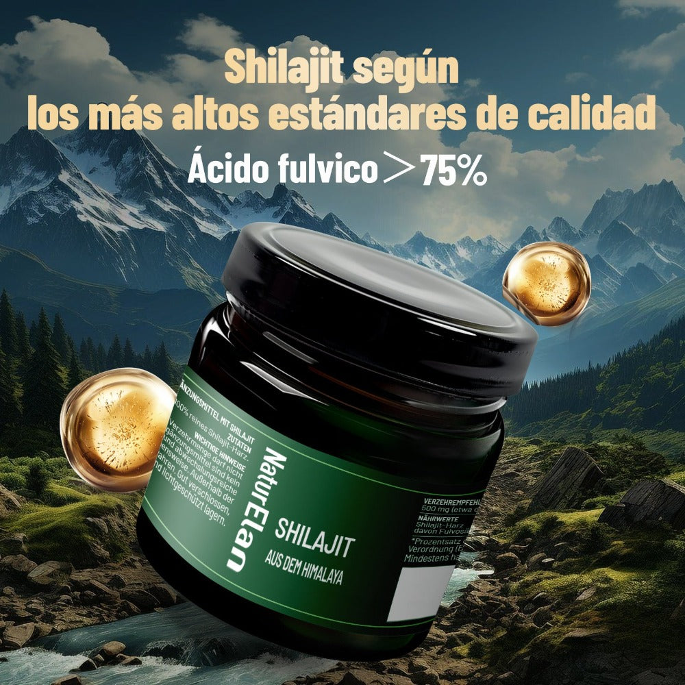 Shilajit Mumijo del Himalaya – Suplemento Alimenticio con Ácido Fúlvico – Vegano, Sin Aditivos Innecesarios, Fabricado en Alemania