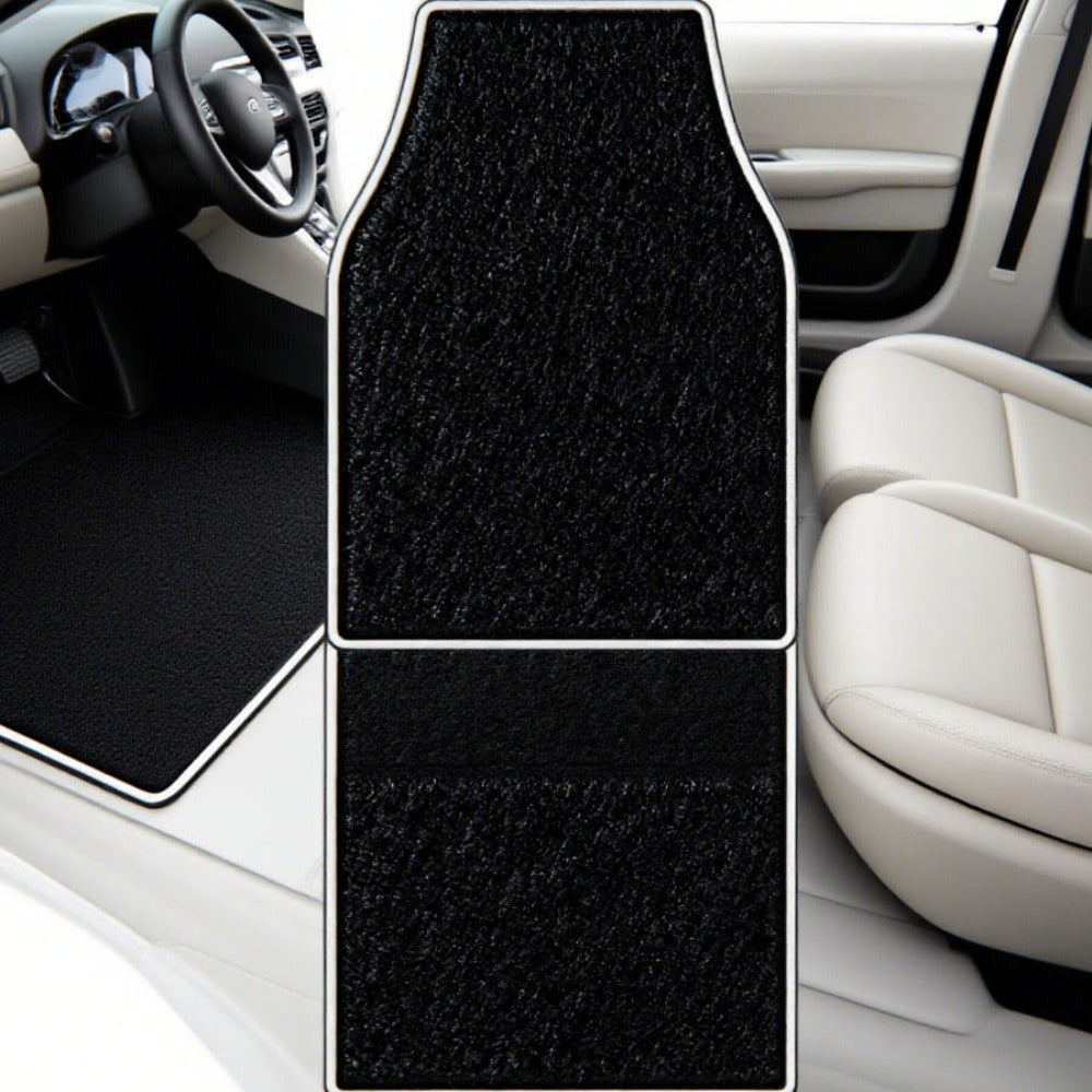 Alfombrillas Antideslizantes para Coche Alfombrillas Delanteras Set de 4 Alfombrillas Universales para Coche, Material PVC Duradero, Diseño Antideslizante y de Alta Gravedad, Instalación Fácil y Protección Completa para el Interior del Vehículo, Fácil de
