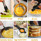 Juego de 7 cuencos de ensalada premium de acero inoxidable con tapas, juego de cuencos apilables, cuencos gruesos duraderos, aptos para ensaladas, aptos para lavavajillas y microondas, ideales para Navidad, Hanukkah, Pascua, Acción de Gracias, almacén loc