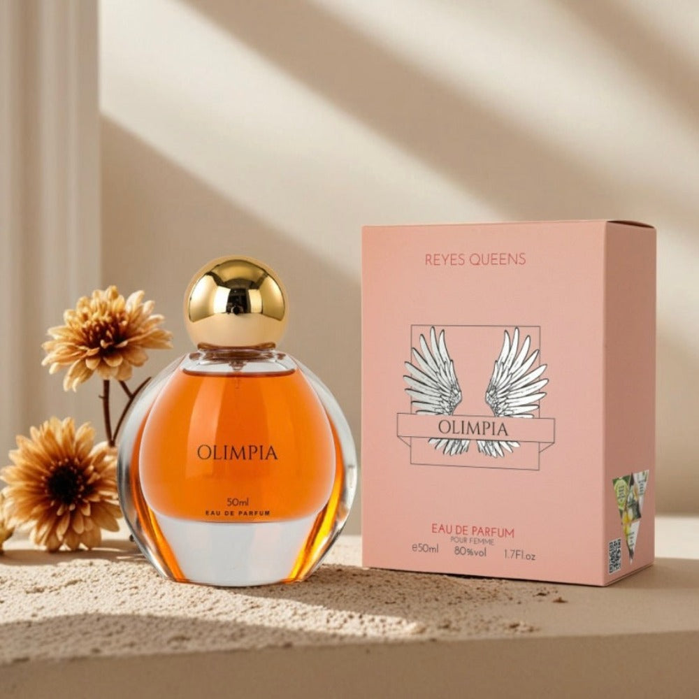 Perfume para mujer OLIMPIA Eau De Parfum 50 ml - Aroma seductor con notas florales y ambaradas - Elegancia en cada gota