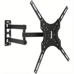Soporte de pared universal giratorio e inclinable para TV, soporte para TV o monitores planos o curvos de 81.28-139.7 cm