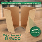 Vasos de Cafe Desechables de Cartón Kraft – Mayor Gramaje y Resistencia al Calor – Ideales para Café para Llevar en Hostelería y Eventos - LAN&LAN