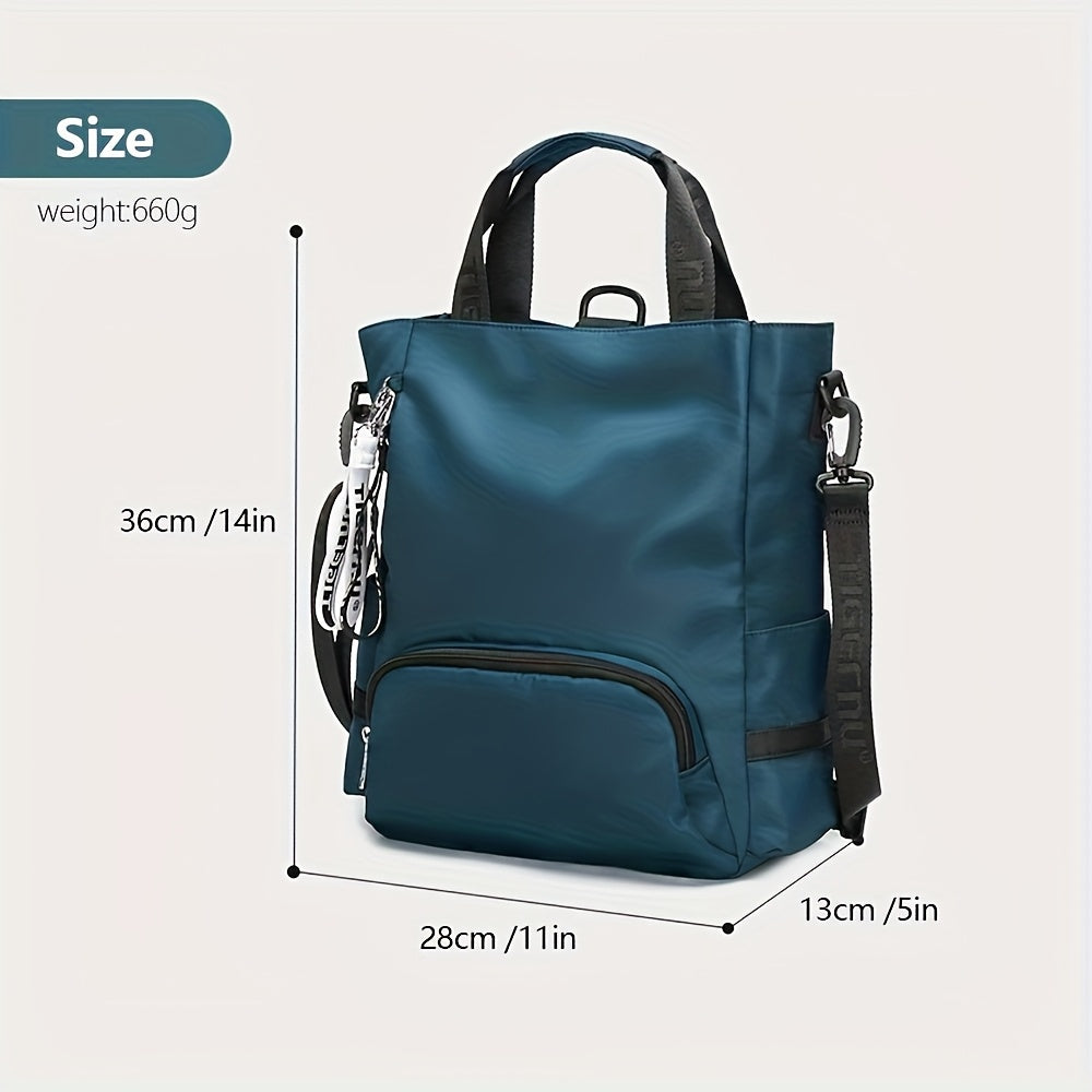 Mochila espaciosa para mujer, diseño casual ligero, versátil para viajes de negocios cortos, apta tanto para hombres como para mujeres, y se puede usar como una bandolera de un solo hombro