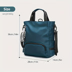 Mochila espaciosa para mujer, diseño casual ligero, versátil para viajes de negocios cortos, apta tanto para hombres como para mujeres, y se puede usar como una bandolera de un solo hombro