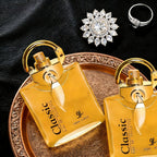 Este set incluye dos frascos de perfume unisex de la serie Árabe, con notas florales y amaderadas. Es vegano y diseñado para durar mucho tiempo, lo que lo convierte en una fragancia ideal para cualquier ocasión. Perfecto como regalo diario o de vacaciones