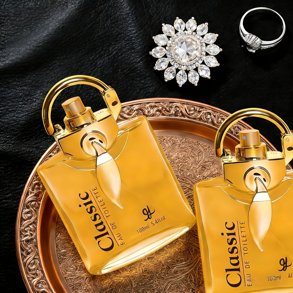 Este set incluye dos frascos de perfume unisex de la serie Árabe, con notas florales y amaderadas. Es vegano y diseñado para durar mucho tiempo, lo que lo convierte en una fragancia ideal para cualquier ocasión. Perfecto como regalo diario o de vacaciones