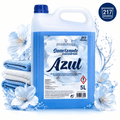 GrupoFamily. Suavizante Azul - Ropa Limpia- Suavizante Concentrado para la Ropa - Frescor intenso y duradero - 217 lavados - 5 litros