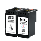Cartucho de tinta | PG 540 XL CL-541XL Cartuchos 540xl 541xl (2 unidades) Reemplazo para Cartuchos de Impresora Canon 540 541 PG540 CL541 para
