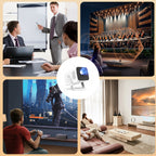 Mini proyector portátil para cine en casa y dormitorio