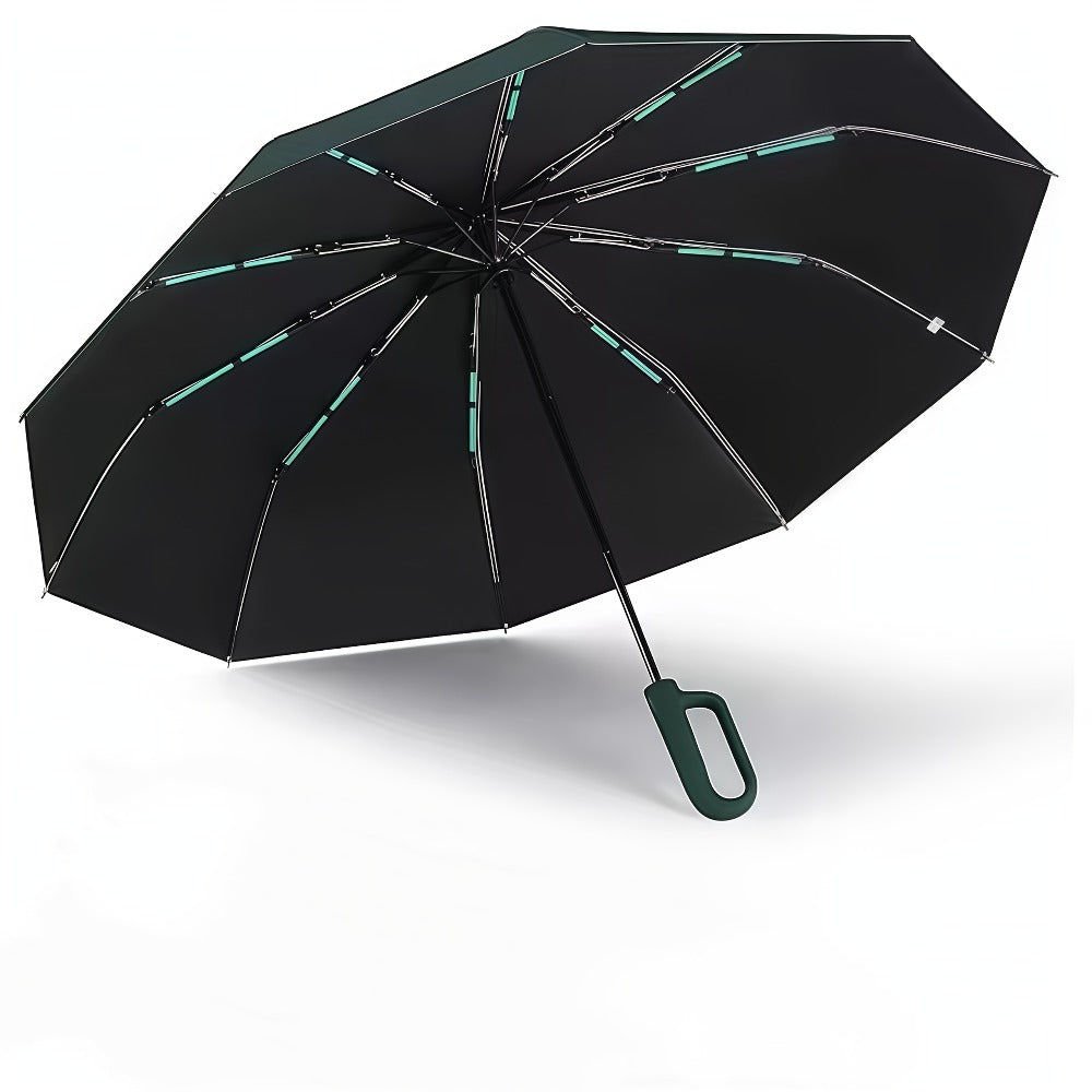 1 y 2 Especificaciones Opcionales, Paraguas Plegable con Hebilla Totalmente Automática, y Protección Solar, Adecuado Tanto para Hombres Como para Mujeres, Paraguas de Viaje, Con un Diámetro de 106cm/41.2 pulgadas Cuando Está Abierto, Robusto y Duradero, P