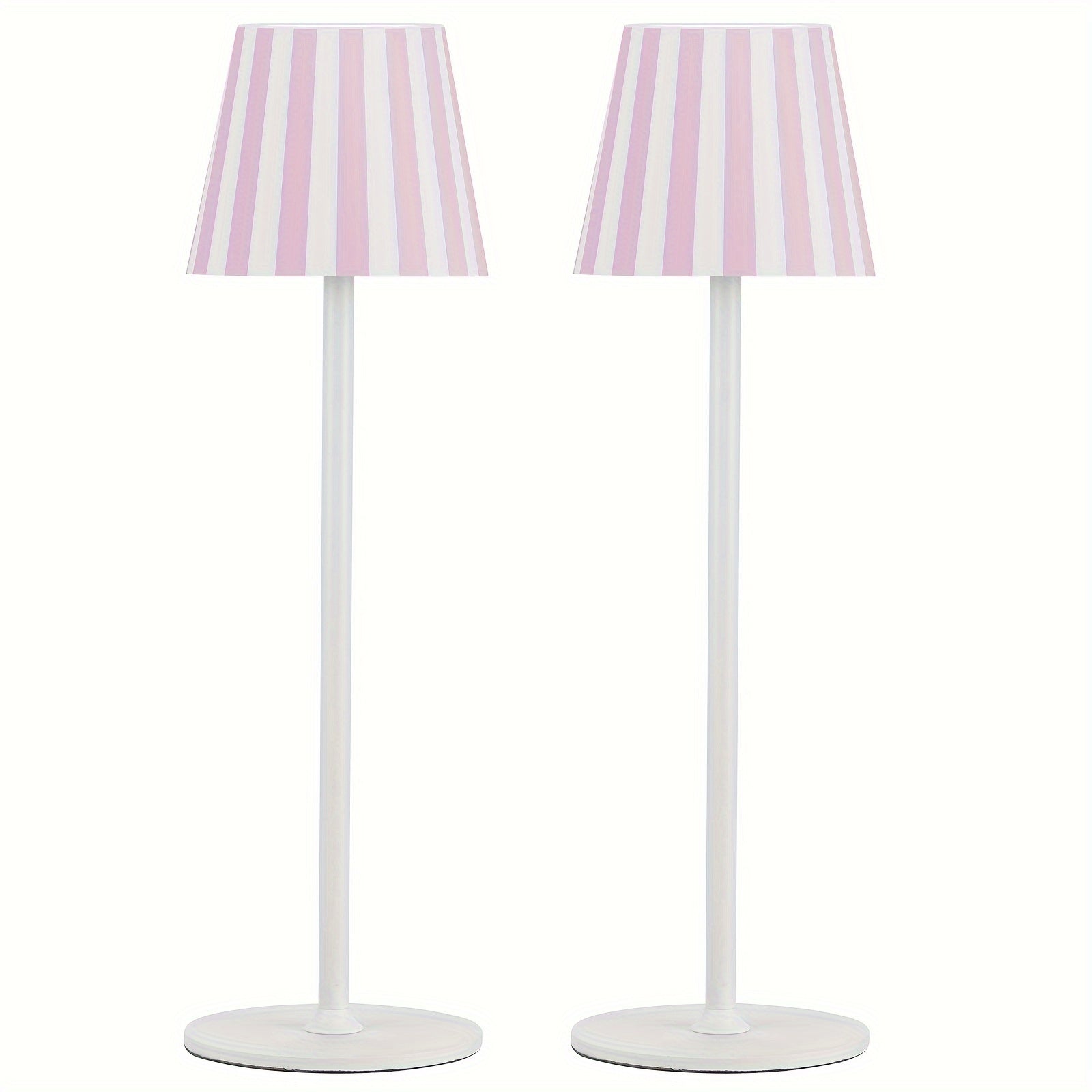 Paquete de 2/4 Lámpara de Mesa Inalámbrica LED, Lámpara de Escritorio Recargable de 4000Mah con Luz Nocturna Táctil IPX7 Diseño Minimalista Inalámbrico Para/Restaurante/Dormitorio/Exterior