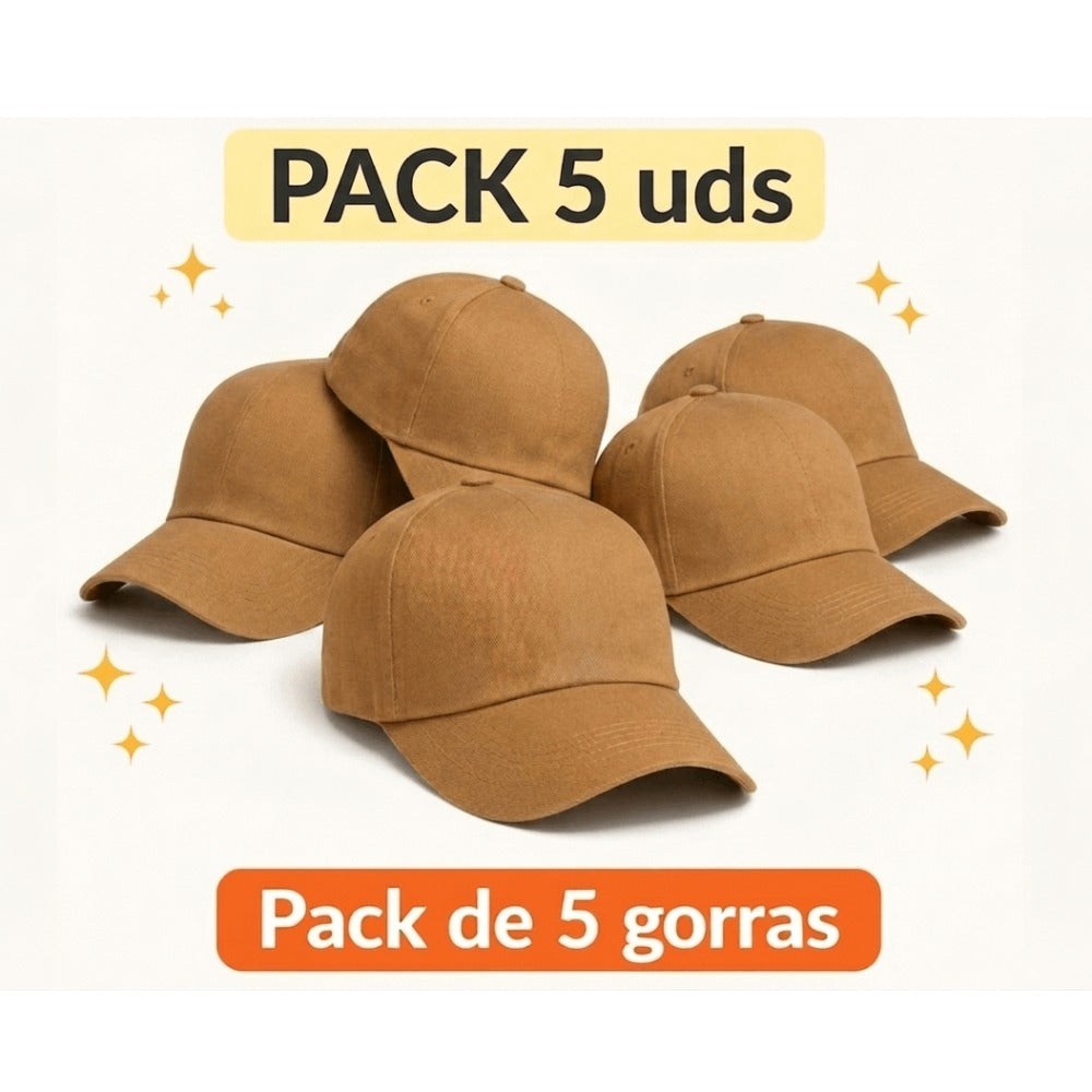 PACK DE 5 GORRAS