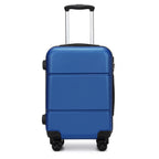 1 pieza de maleta de cabina de 20 pulgadas (55 cm) de ABS prémium con candado de combinación seguro para viajes sin esfuerzo, regreso a clases, regalo de vacaciones