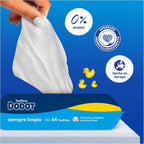 Toallitas Dodot Dermo Active Para Bebé. 628 Toallitas - 12 Pack De 52 Unidades