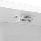 Costoffs Armario con Espejo para Baño con Puerta de Espejo, Armario Colgante para Baño con Espejo de Pared con 3 Estantes 56 Cm X 13 Cm X 58 Cm