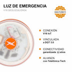 Luz Emergencia Coche Homologado DGT, con SIM y Datos Pagados hasta 2038, Baliza v16 Homologada dgt con Geolocalizador, Obligatoria enero 2026, Luz v16 con Geolocalización 3.0, Aprobada por DGT