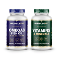 Pack Multivitaminas 60 cáps + Omega 3 90 cáps - MUSCLEFIT