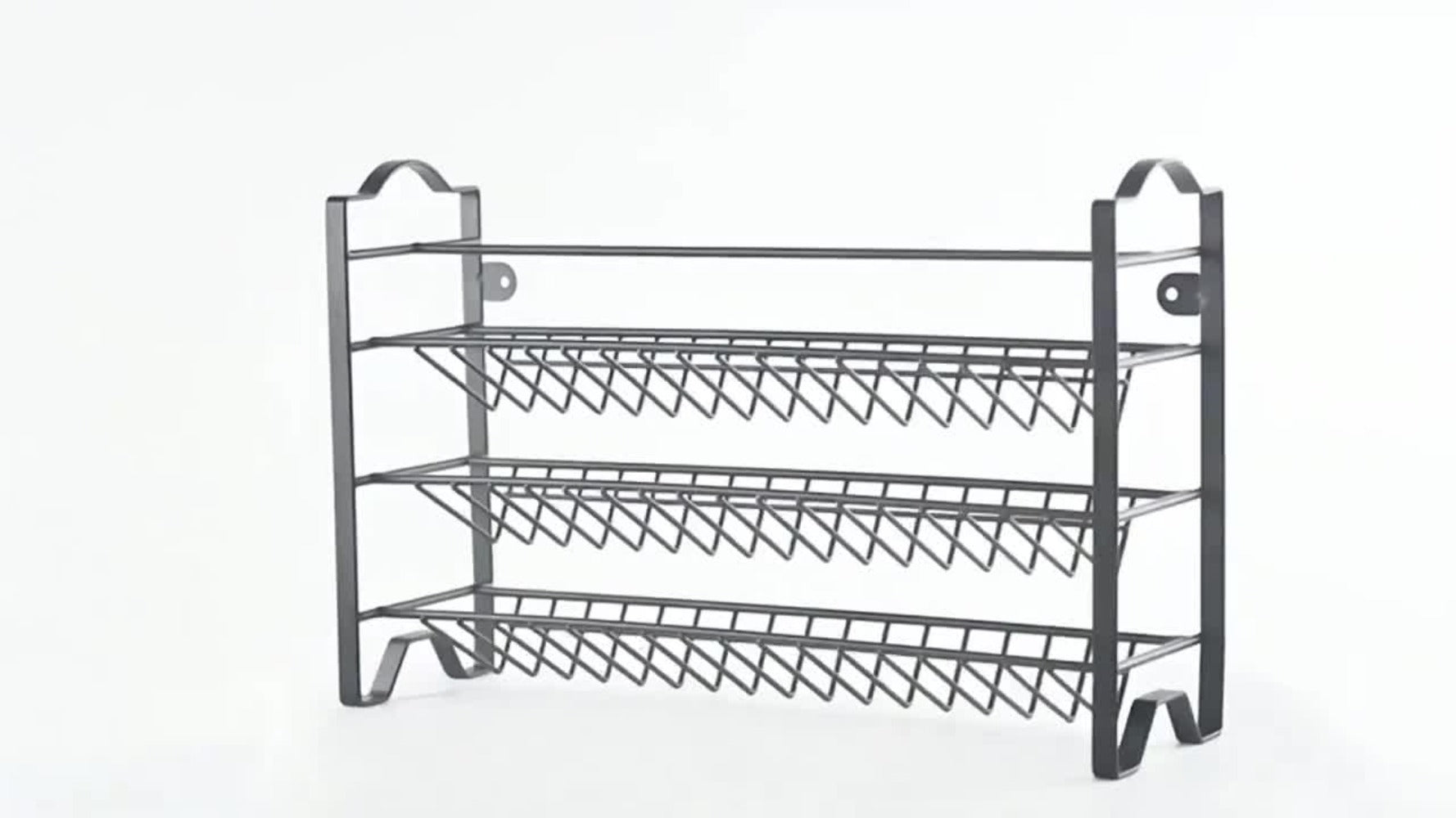 SAEIV Estante Vertical para Especias con Frascos, Un Estante de Pared Dorado de 3 Niveles para Especias con 24 Frascos de Especias de 120ml, Equipado con Etiquetas Impermeables y a Prueba de Aceite, Embudos, Bolígrafos y Caja de Almacenamiento de Especias