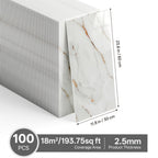 Panel de pared autoadhesivo 100 piezas | Cocina baño salón y renovación DIY