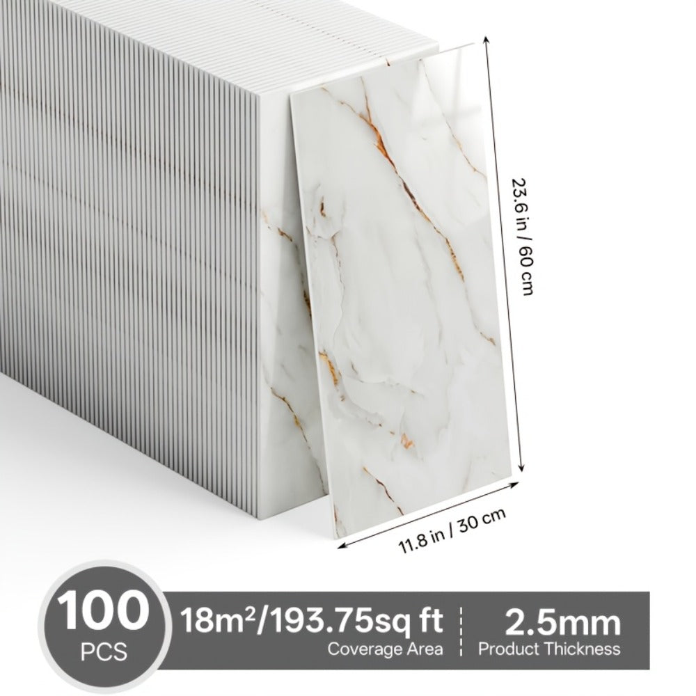 Panel de pared autoadhesivo 100 piezas | Cocina baño salón y renovación DIY