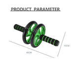 Casual doble fitness rueda abdominal rueda abdominal rodillo abdominal gimnasio en casa rojo unisex modelo diámetro 14 CM ejercicio en casa herramienta de fitness,Cabello mixto verde azulado