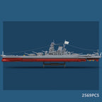 2569 piezas, Set de bloques de construcción de barcos 1:300, la mejor decoración para el estante de colección de barcos de navegación MOC, el mejor regalo para amigos que aman los barcos y les gusta construir bloques de construcción, M7001
