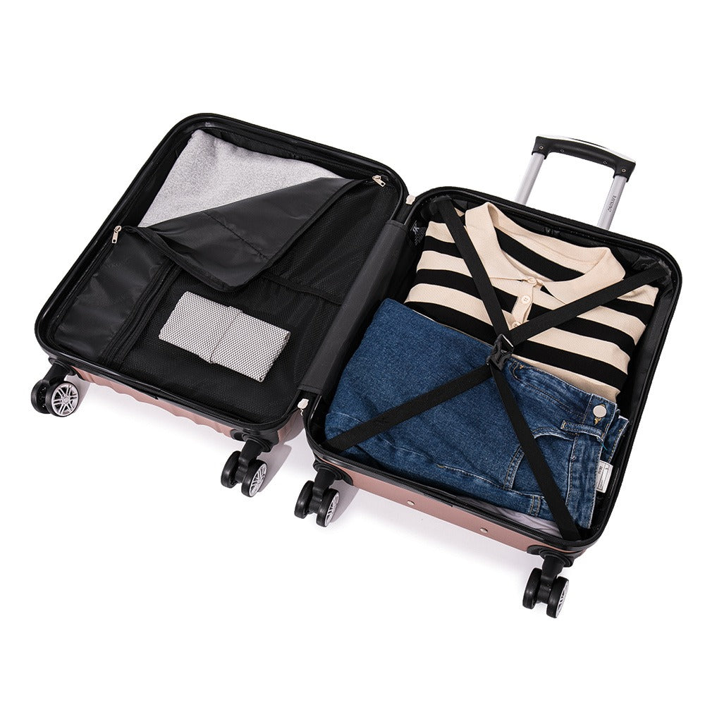 Maleta Cabina ABS 55x40x20cm (44L)- 20 Pulgadas - Negro/Azul/RosaDorado/Plateado/Amarillo/Rojo/Turquesa/Verde/Menta/Morada