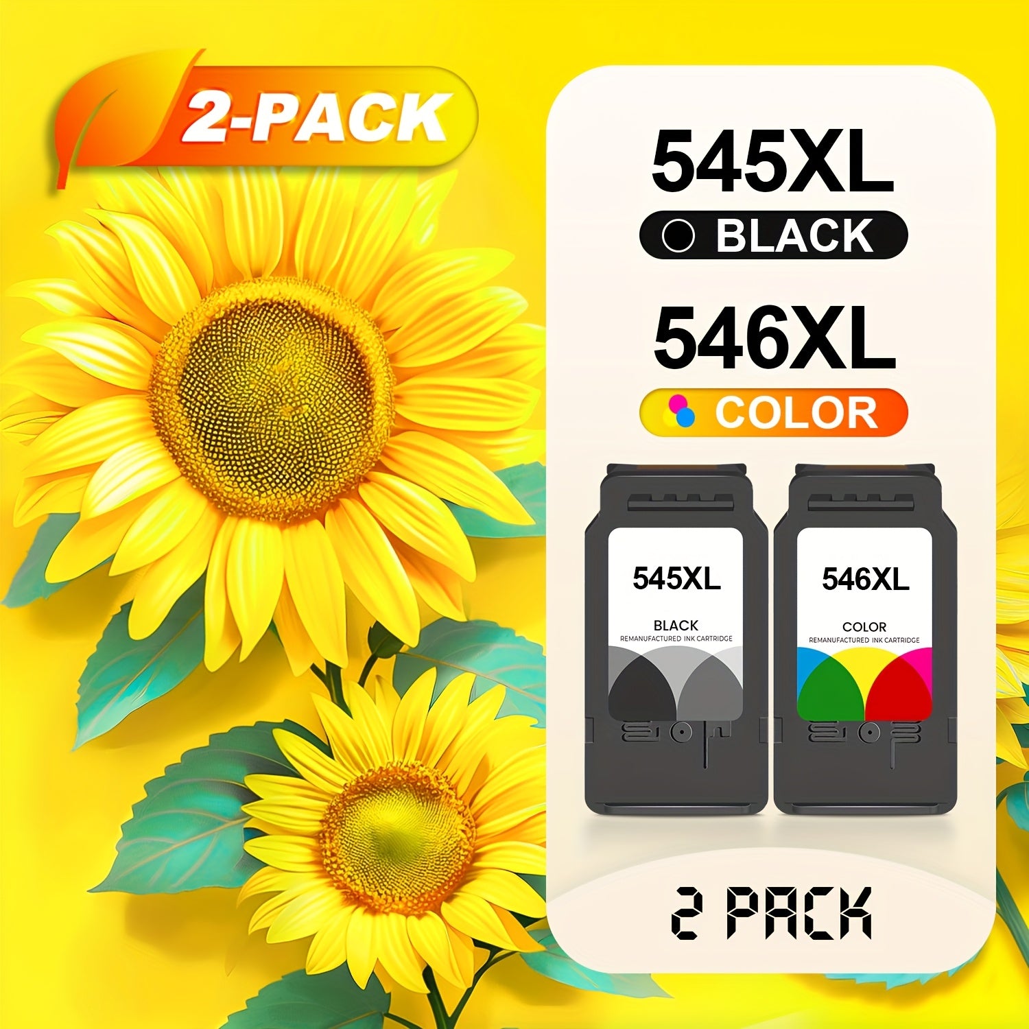 Cartucho de tinta | Cartuchos de Tinta PG545XL CL546XL Compatibles para PG545XL CL546XL Tinta Negra y Tricolor para Impresoras Canon TS3355