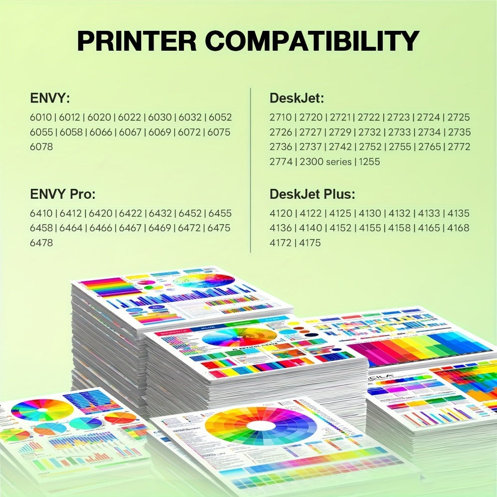 Carcasa de tinta para impresora 305XL Multipack | Reemplazo para HP 305XL Color Negro, Compatible con HP Deskjet 2800e, 2810e, 2820e, 2821e, 2822e, 2823e, 2800, 2810, 282