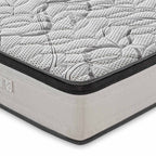 Colchón ROYAL DELUXE con Efecto MEMORY - Espuma HR de Alta Densidad - 100% Ortopédico Hecho en Italia - Funda con Efecto Relajante CARBONIO