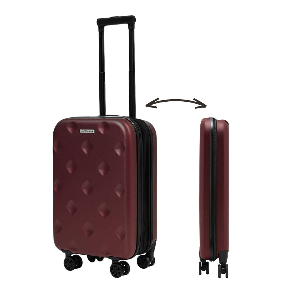 Maleta de Cabina Plegable Ultrafina 18" y 20" | Grosor Reducible | ABS Ligero y Resistente | Mango Telescópico + Ruedas | Varios Colores