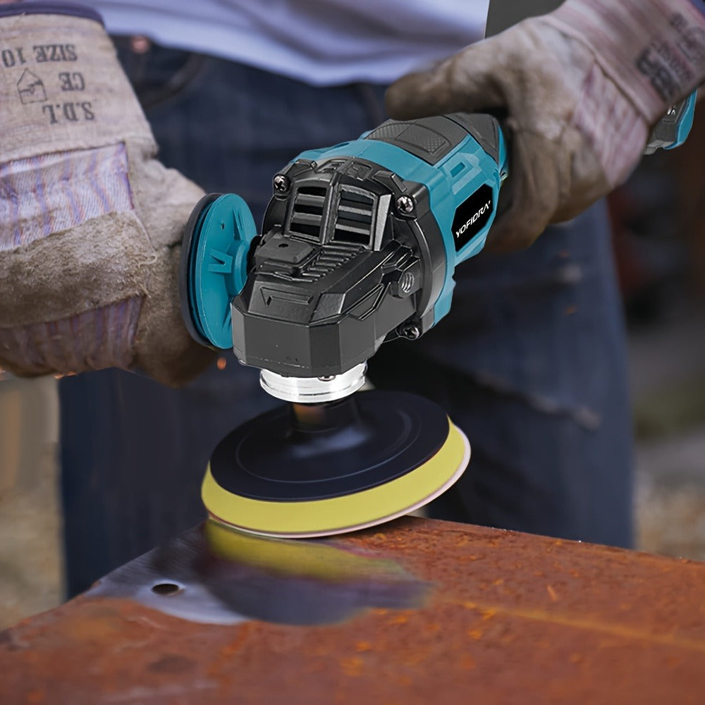 Amoladora angular sin escobillas y pulidora de 125 mm M14, amoladora angular eléctrica inalámbrica, herramientas eléctricas para esmerilar y