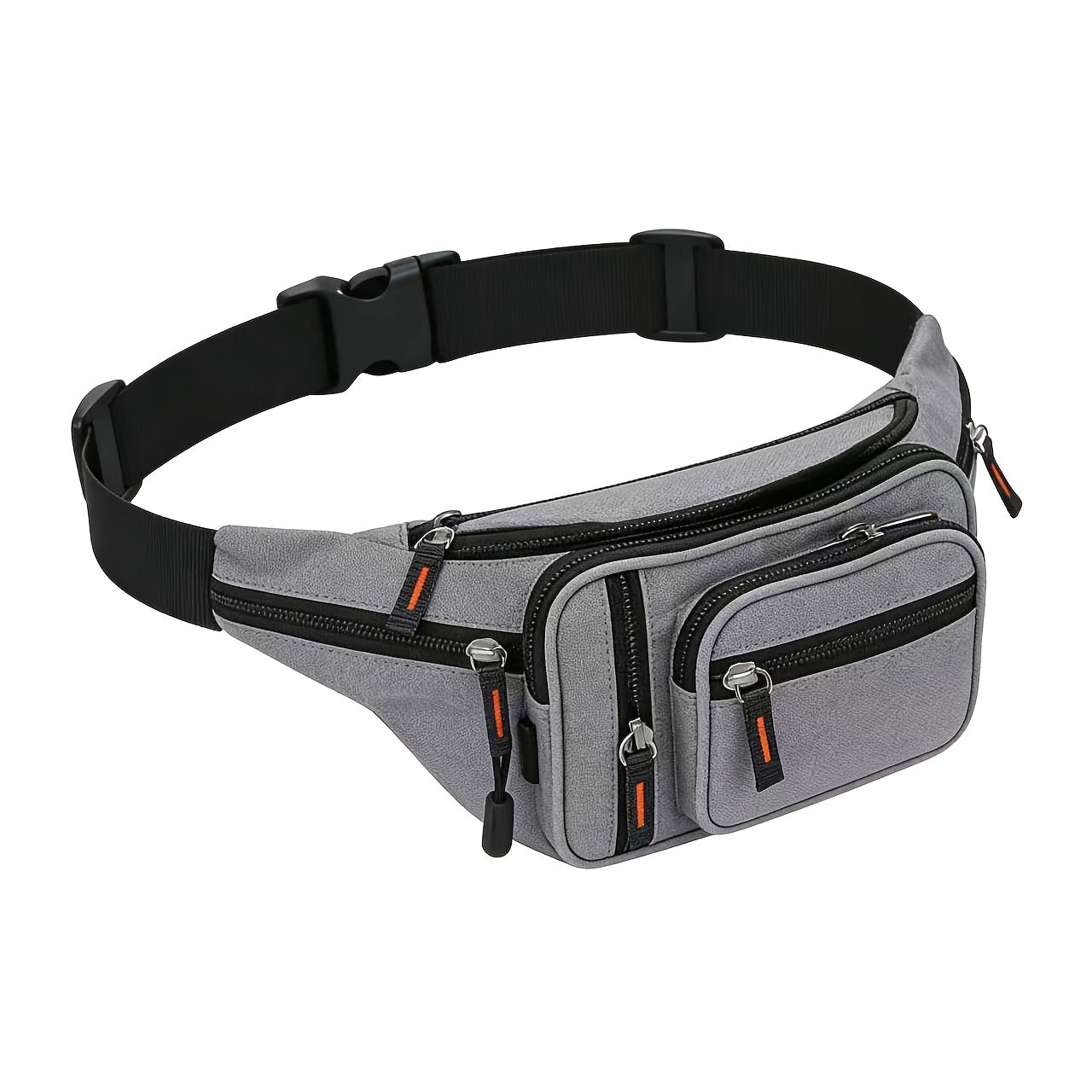 Riñonera multifuncional de nailon de alta calidad, unisex, apta para senderismo, correr, ciclismo al aire libre, bolsa de cinturón cruzada de gran capacidad